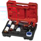 EINHELL Druckluft-Schlagschrauber TC-PW 610 Compact schwarz/rot, Lösemoment 610 Nm, 1/2", inkl. 3 Stecknüsse, Koffer