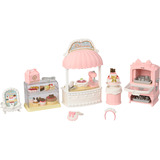 EPOCH Traumwiesen Sylvanian Families - Dorfkonditorei Set für Starter Haus, Konstruktionsspielzeug 