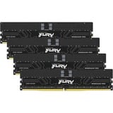 Kingston FURY RIMM 128 GB DDR5-5600 (4x 32 GB) Quad-Kit ECC, Arbeitsspeicher schwarz, KF556R28RBE2K4-128, Renegade Pro, Registered, INTEL XMP, AMD EXPO
