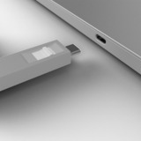 Lindy USB Typ C Port Schlüssel mit 4 Schlössern, Schloss Code Weiß