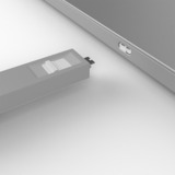 Lindy USB Typ C Port Schlüssel mit 4 Schlössern, Schloss Code Weiß