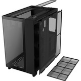 NZXT H9 Elite All Black, Tower-Gehäuse schwarz, Tempered Glass