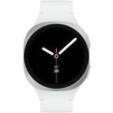 SAMSUNG Galaxy Watch8, Smartwatch silber, 40 mm, LTE, Sport Band S/M