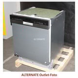 Siemens SN55ZS07CE iQ500, Spülmaschine edelstahl (gebürstet)/schwarz, 60 cm, Home Connect