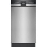 Siemens SR43ES24ME iQ300 , Spülmaschine edelstahl (gebürstet)/schwarz, 45 cm, Home Connect