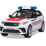 bruder 02885 Range Rover Velar Notarztfahrzeug mit Fahrer, Modellfahrzeug inkl. Light + Sound Modul