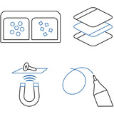 iFixit iFixit FixMat, Schutzmatte blau/schwarz, für professionelle Elektronik-Reparaturen