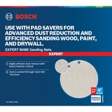 Bosch Professional Expert M480 Netzstruktur-Schleifblatt Ø 225mm, K100 25 Stück, für Trockenbauschleifer