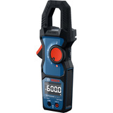 Bosch Professional Strommesszange GMC 600-15 Professional, Messgerät blau/schwarz, 2x Batterien, Tasche