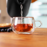 Cecotec ThermoSense 400 Black Woody Electric Kettle, Wasserkocher schwarz/holz, 3.000 Watt, 1,7 Liter