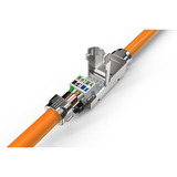 Digitus Professional Cat.6a Kupplung für Feldanwendungen, 500 MHz, 10GBase-T mit Metallschraubkappe