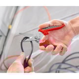 EINHELL E-Case Werkzeugkoffer Umzug , 79-teilig, Werkzeug-Set schwarz/rot