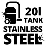 EINHELL TC-VC 1820 S, Nass-/Trockensauger rot/silber