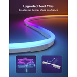 Govee Neon Rope Light 2 Extra Brackets and Clips, Halterung weiß, 15+5 Stück