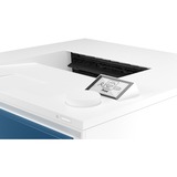 HP Color LaserJet Pro 4202dn, Farblaserdrucker weiß/blau, USB, LAN