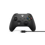Microsoft Xbox Wireless Controller + USB-C-Kabel, Gamepad schwarz