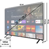 Telefunken XU65AN751S, LED-Fernseher 164 cm (65 Zoll), schwarz, UltraHD/4K, Triple Tuner, SmartTV