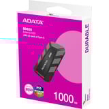ADATA External SSD SD820 1 TB, Externe SSD schwarz/grau, USB-C 3.2 Gen 2 (10 Gbit/s)