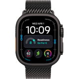 Apple Watch Ultra 4, Smartwatch Titan schwarz, 49 mm, Milanaise Armband Titan schwarz L, Cellular