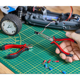 EINHELL E-Case Werkzeugkoffer Hobby, 153-teilig, Werkzeug-Set schwarz/rot