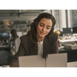 Jabra Evolve3 85, Headset schwarz, UC, USB-A Bluetooth-Adapter, Schnurloses Ladepad