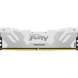 Kingston FURY DIMM 48 GB DDR5-8000 (2x 24 GB) Dual-Kit, Arbeitsspeicher silber/weiß, KF580C38RWK2-48, Renegade, INTEL XMP