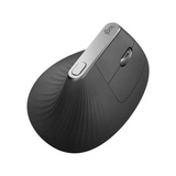 Logitech MX Vertical, Maus schwarz/silber, 2,4-GHz-Unifying, Bluetooth, kompatibel mit PC/Mac/iPadOS