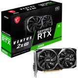 MSI GeForce RTX 3050 Ventus 2X XS 8G OC, Grafikkarte 1x DisplayPort, 1x HDMI 2.1, 1x DVI-D