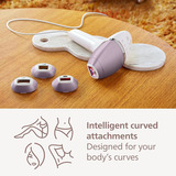 Philips Lumea IPL Prestige Series 8000  BRI949/00, Haarentferner weiß/hellviolett, mit Korrekturtrimmer (HP6388)