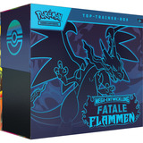  Pokémon-TCG: Mega-Entwicklung - Fatale Flammen - Top-Trainer-Box, Sammelkarten 