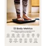 Renpho Elis Nova , Waage schwarz, Bluetooth, WLAN