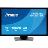 iiyama ProLite T2452MSC-B2AG, LED-Monitor 60.5 cm (24 Zoll), schwarz (matt), FHD, IPS, Touchscreen, HDMI, DP, Entspiegelung, 120Hz Panel