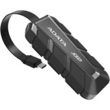 ADATA SC740 External SSD 1 TB, Externe SSD schwarz/schwarz, USB-C 3.2 Gen 2 (10 Gbit/s)