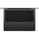 Apple MacBook Pro (14") 2024 CTO, Notebook schwarz, 16 GB, 512 GB (512 GB SSD), M4, MacOS, Griechisch