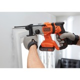 BLACK+DECKER Akku-Kombihammer BCD900B, 18Volt, Bohrhammer orange/schwarz, ohne Akku und Ladegerät