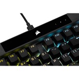 Corsair K70 RGB PRO, Gaming-Tastatur schwarz, DE-Layout, Cherry MX RGB Red