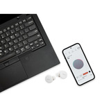 Denon PerL Pro, Kopfhörer weiß, USB-C, Bluetooth, IPX4