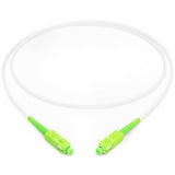 Digitus Glasfaser-Simplex-Patchkabel, stahlarmiert, Singlemode, SC/APC > SC/APC weiß, 5 Meter