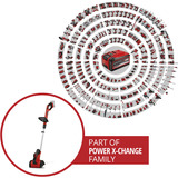 EINHELL Power X-Change Akku-Oberflächenbürste PICOBELLA, 18Volt, Kehrmaschine rot/schwarz, ohne Akku und Ladegerät