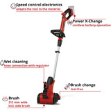 EINHELL Power X-Change Akku-Oberflächenbürste PICOBELLA, 18Volt, Kehrmaschine rot/schwarz, ohne Akku und Ladegerät