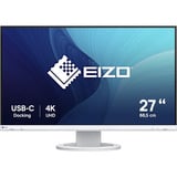 EIZO FlexScan EV2740S-WT, LED-Monitor 68.5 cm (27 Zoll), weiß, UltraHD/4K. IPS, USB-C, HDMI, DP, USB-Hub