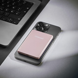 Intenso Magnetic Wireless Powerbank MW5000 Rosé rosa, 5.000 mAh, MagSafe, PD