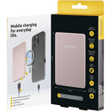 Intenso Magnetic Wireless Powerbank MW5000 Rosé rosa, 5.000 mAh, MagSafe, PD