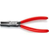 KNIPEX Flachzange 20 01 160, Greifzange rot, gezahnte Griffflächen