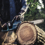 Makita Akku-Kettensäge DUC353PG4, 36Volt (2x18V) blau/schwarz, 4x Li-Ionen-Akku (6,0 Ah)