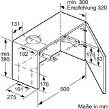 Neff D46BR12X6, Dunstabzugshaube silber