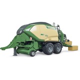 bruder 02033 Krone Big Pack 1290HDP VC, Modellfahrzeug grün, mit 2 Quaderballen