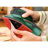 Bosch Multischleifer PSM 200 AES + 29-teiliges Zubehör-Set grün, 200 Watt, SystemBox