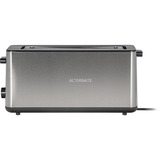 Braun Langschlitz-Toaster PurShine HT 1610 BK edelstahl/schwarz, 1.030 Watt, für 2 Scheiben Toast