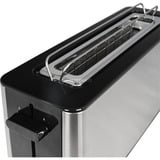 Braun Langschlitz-Toaster PurShine HT 1610 BK edelstahl/schwarz, 1.030 Watt, für 2 Scheiben Toast